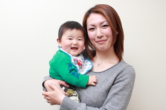 お子様連れの写真