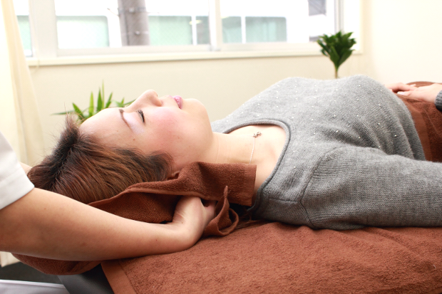 頭痛施術の写真